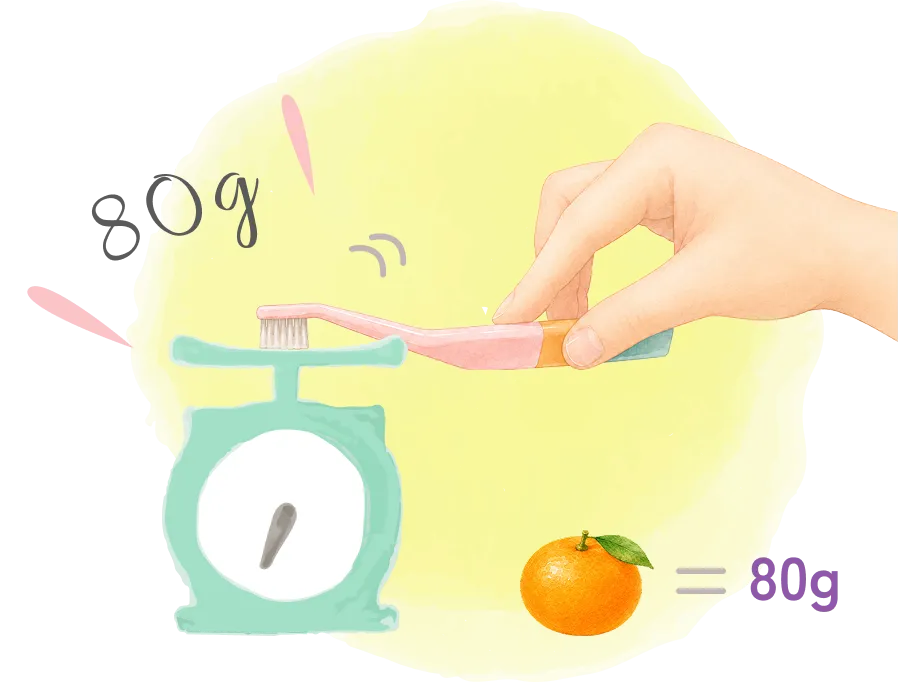 強い力はいらないやさしく、ちょうどよい磨き方を叶える三本指